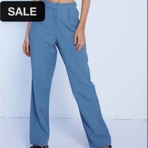NWT -  Rhythm Womens Blue linen pants - 2 (size Small and XS)